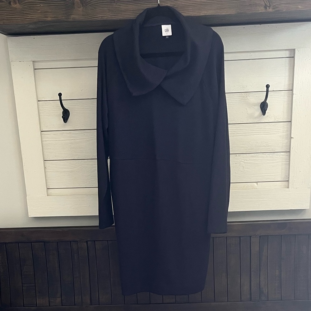 Cabi #4390 Classy Round Up Dress In Soft Knit Women’s Size: L - Picture 2 of 16